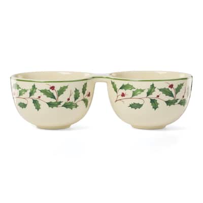 Lenox Holiday Double Dip Bowl
