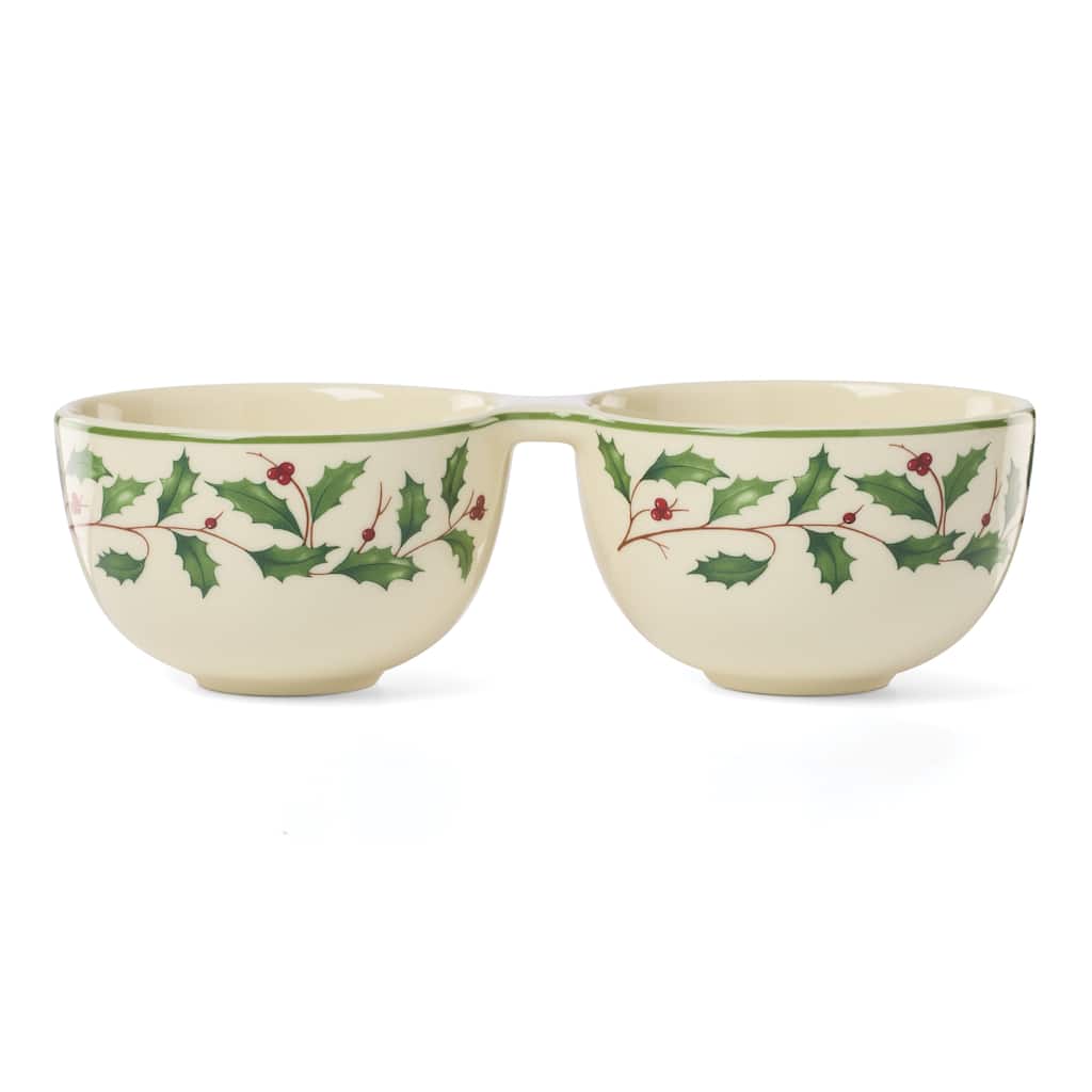 Lenox Holiday Double Dip Bowl