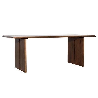 Raven 83" Wide Mango Dining Table, Brown