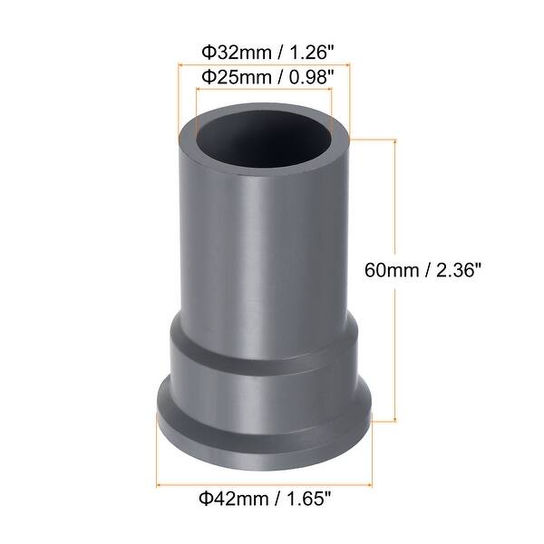 PVC Water Pipe Connector Female Thread Straight Tube Fitting Adapter ...