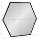 preview thumbnail 36 of 54, Kate and Laurel McNeer Glam Hexagon Framed Wall Mirror