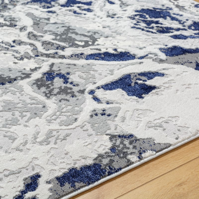 Livabliss Sunrise Ocean Abstract Area Rug