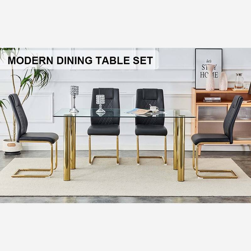 Modern 5pcs Dining Table Set for Kitchen room