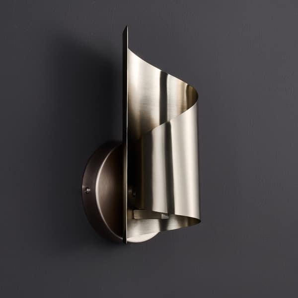COZ Modern Novelty Scroll Wall Sconce Vanity Light Fixture Bed Bath