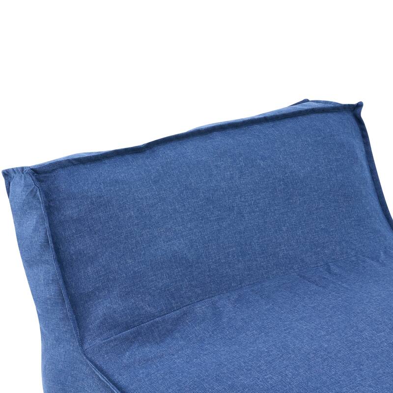 Christopher Knight Home- Harper Fabric Outdoor Bean Bag Lounger Chair