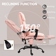 preview thumbnail 42 of 63, Vinsetto Office Desk Chair Recliner, Height Adjustable Movable Lumbar Support with 6-Point Vibrating Massage
