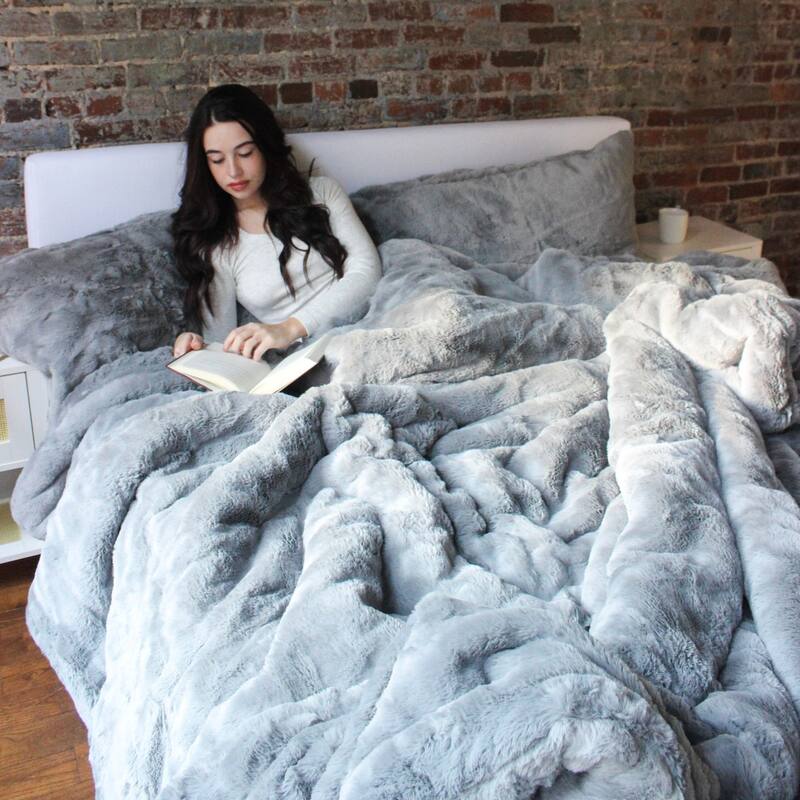 Chunkiest Chunky Bunny® - Coma Inducer® Comforter Set - Lush Gray