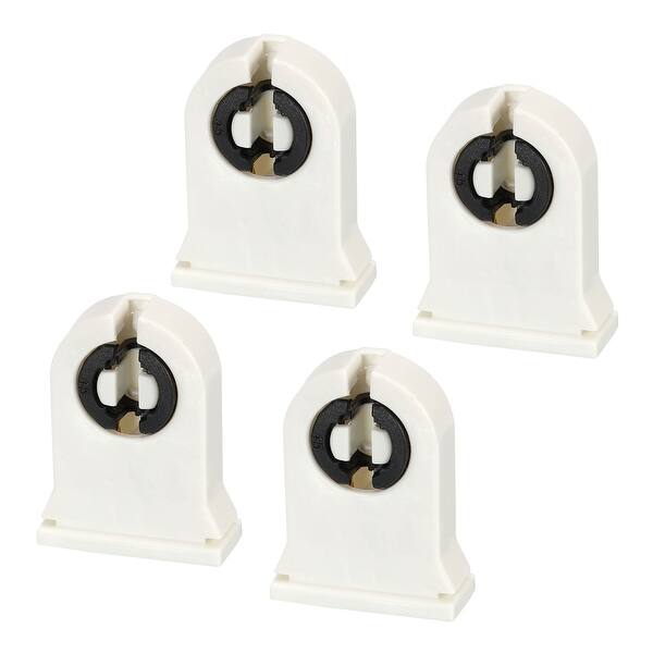 T8 Lamp Holder Socket NonShunted Light Holder White and Black Bed