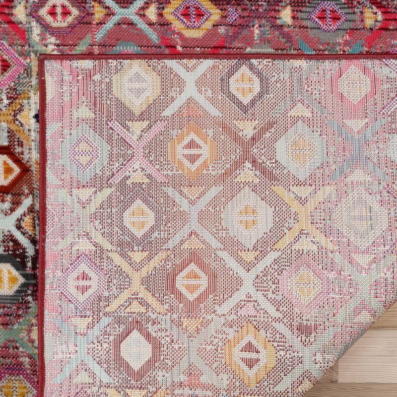 Gertmenian Caravan Modern Moroccan Bohemian UV Protected Polypropylene Woven Indoor/ Outdoor Area Rug Collection
