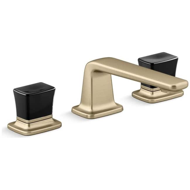 Kallista P24705-CB Per Se 1.2 GPM Widespread Bathroom Faucet with - Brushed French Gold