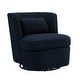 preview thumbnail 40 of 42, Upholstered Swivel Barrel Accent Chair