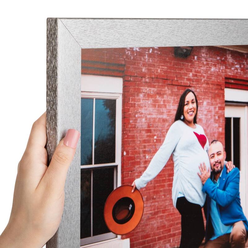 ArtToFrames Maddo Modern 18x27 Inch Picture Frame, 1.25 Inch MDF Poster Frame Available in Multiple Colors (FRBW72079-18x27) - Tungsten Style - 18x27
