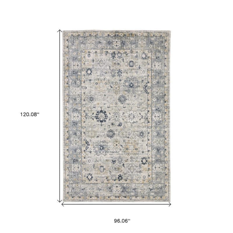HomeRootsOriental Traditional Rectangle Area Rug