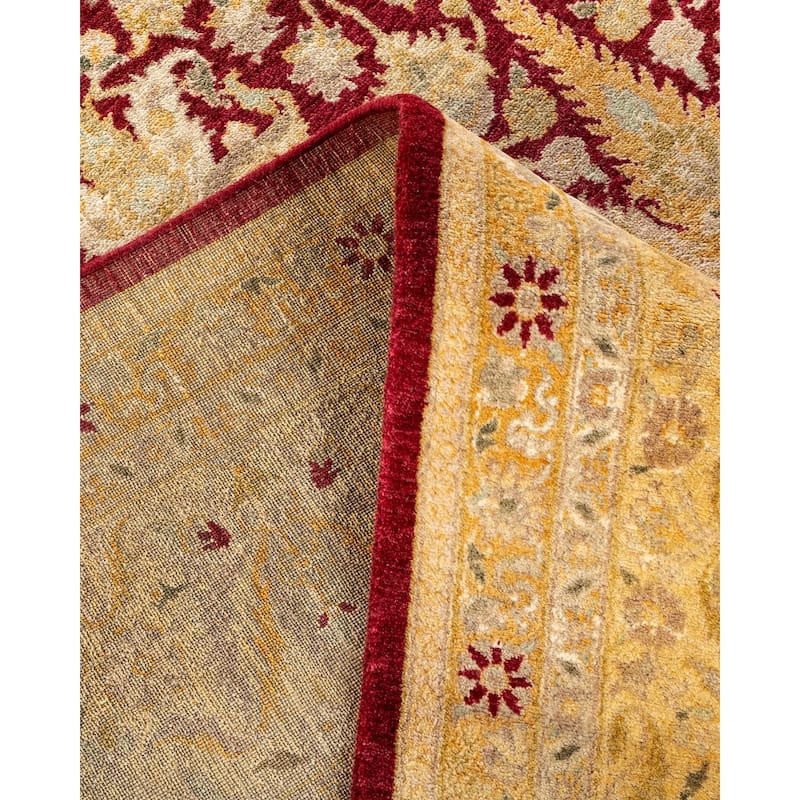 Overton Hand Knotted Wool Vintage Inspired Traditional Mogul Re Area Rug - 9 x 12