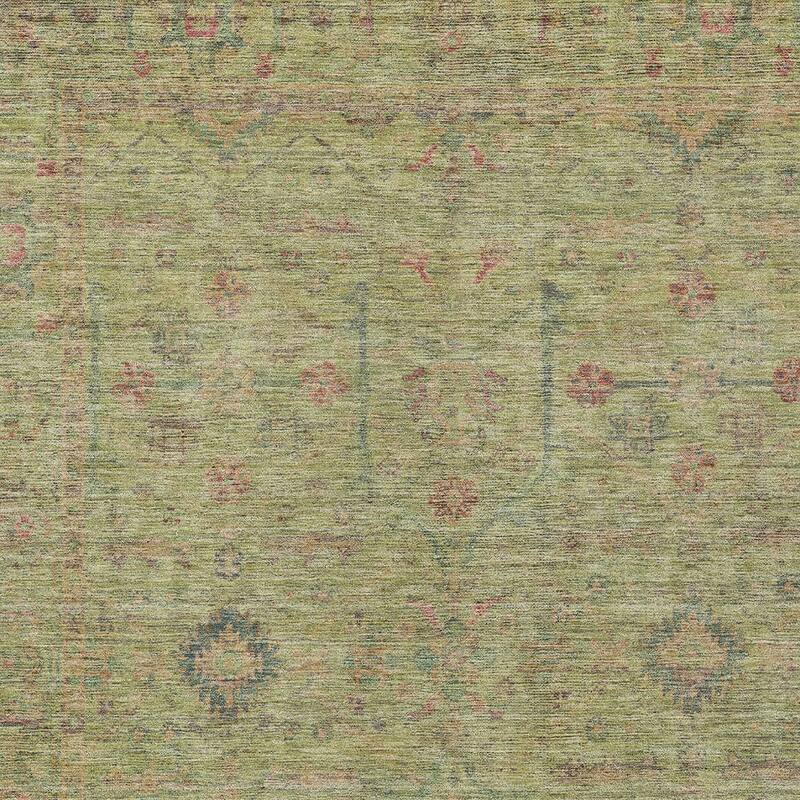 HomeRoots Floral Traditional Rectangle Outdoor Rug