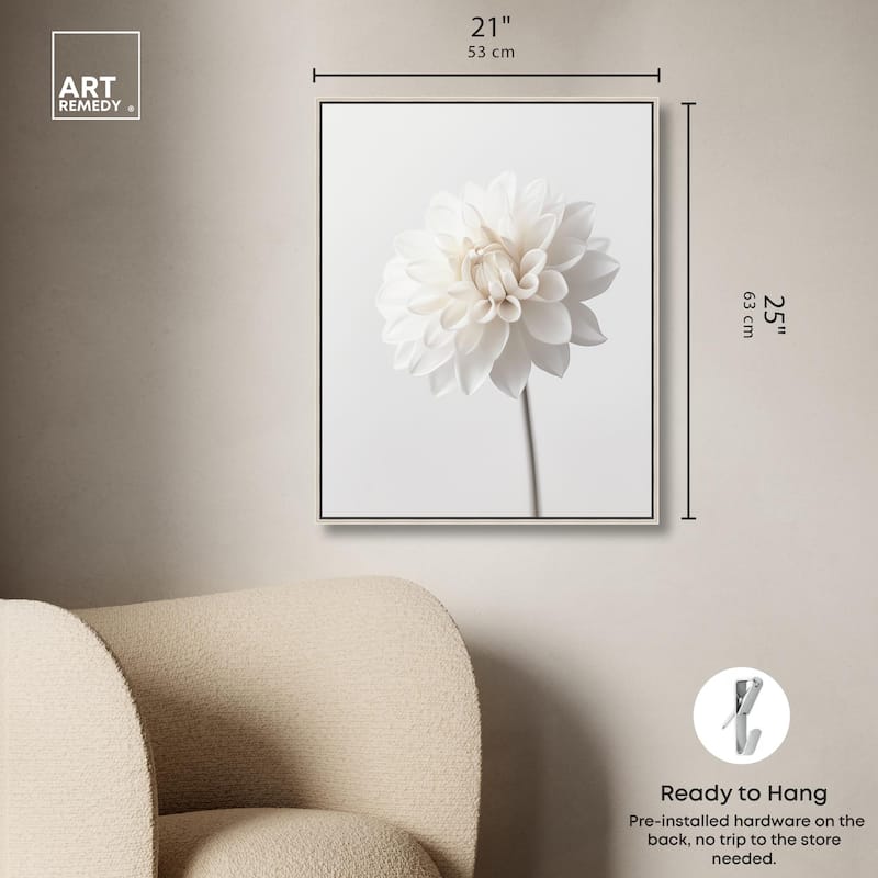 Pristine Blossom I Canvas by Art Remedy