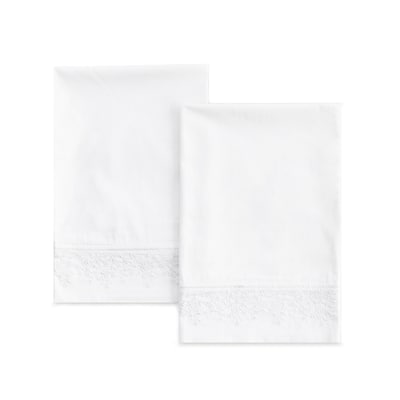 Leaf Stone Embroidery Percale Cotton Sheet Sets