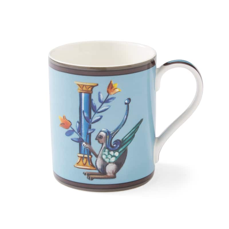 Kit Kemp for Spode for Spode Alphabet 12 Ounce Mug - I