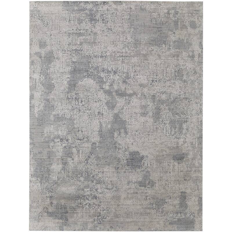 HomeRoots Abstract Casual Rectangle Area Rug - 144.00 in. x 108.00 in. x 0.39 in.