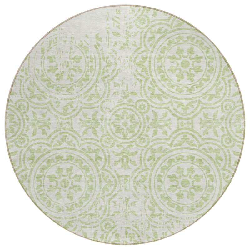 Machine Washable Indoor/ Outdoor Chantille Vintage Suzani Rug