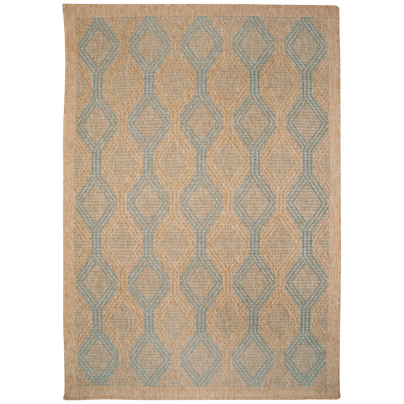Liora Manne Sahara Links Indoor/Outdoor Rug - 3'9" x 5'7" - Aruba