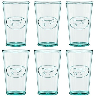 Amici Home Vintage Farmhouse Embossed Milk Cow Glass Tumblers Set - On Sale  - Bed Bath & Beyond - 38339402