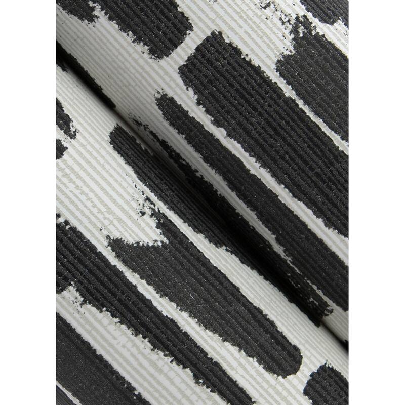 A-Street Prints Myrtle Black Abstract Stripe Wallpaper