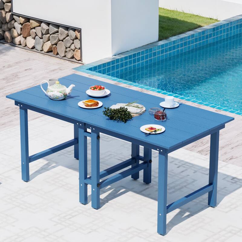 Outdoor Dining Table 2-in-1 Modular Table