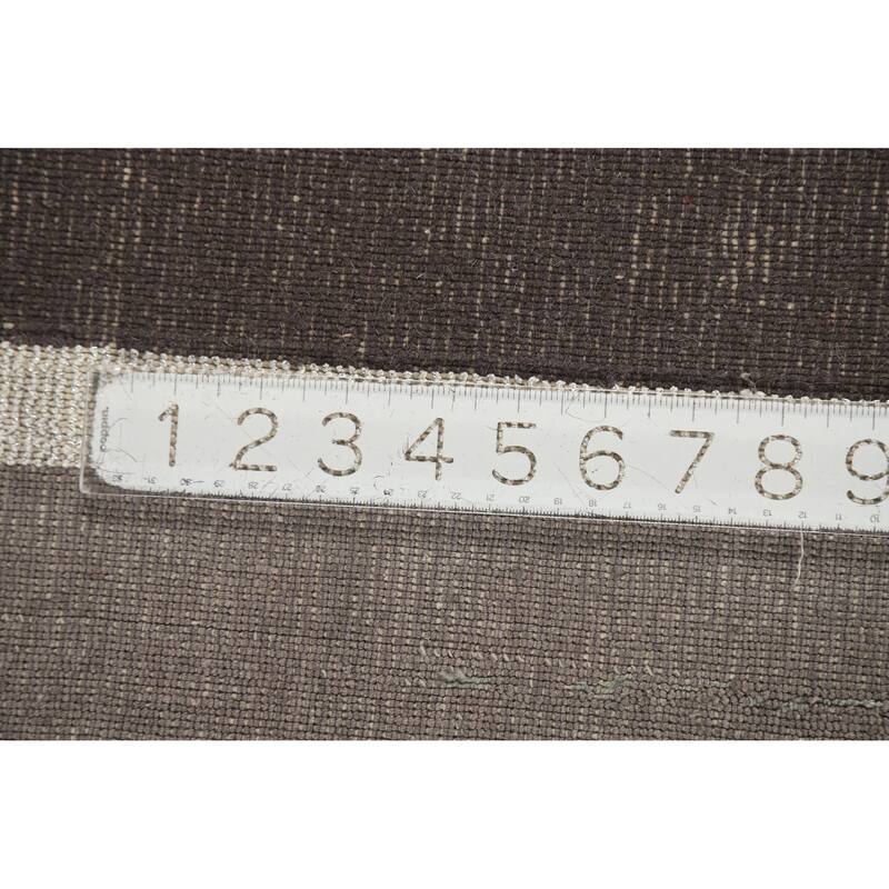 Hand Knotted Oriental 100% Wool Carpet Tribal Tribal Greys & Charcoal Gabbeh Area Rug - 7' 10'' X 5' 5''