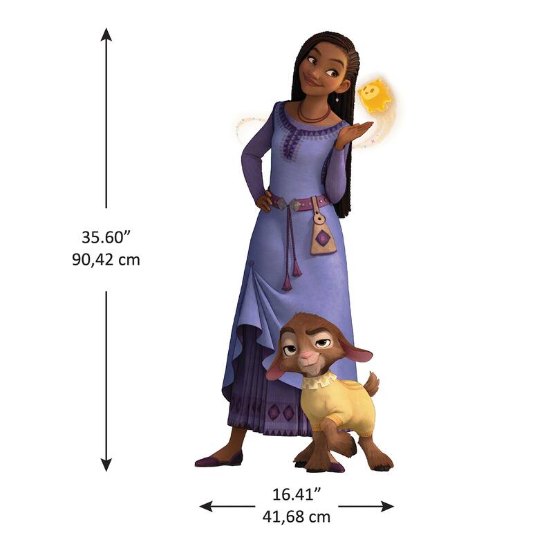 Wish Asha & Valentino Giant Wall Decals by RoomMates On Sale Bed