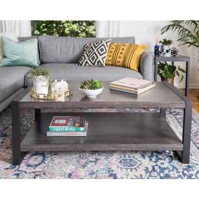 Middlebrook Hamilton 48-inch Charcoal Urban Blend Coffee Table