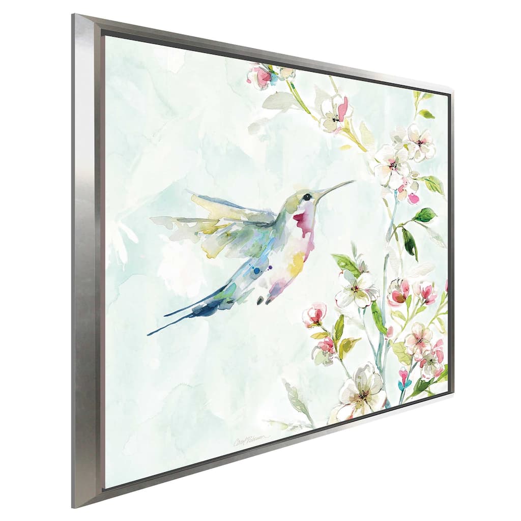 "Hummingbird III" by Carol Robinson Print on Floating Canvas
