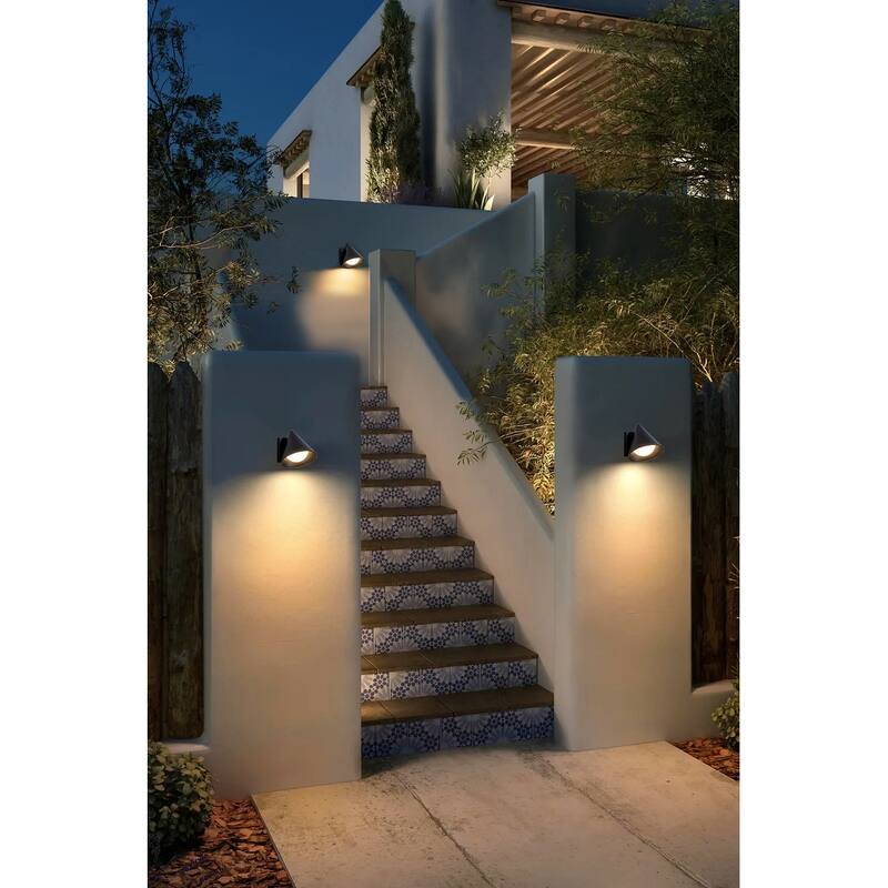 Modern LED Outdoor Wall Sconce Set of 2