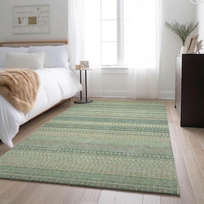 Premium Washable Super Soft Boho Stripes Mayfield Rug