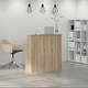 preview thumbnail 3 of 8, vidaXL Reception Desk Sonoma Oak Engineered Wood Standard Reception Desk