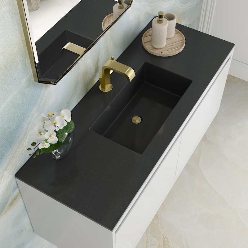 James Martin Vanities Mantova 47.3" Single Vanity Cabinet, Glossy White