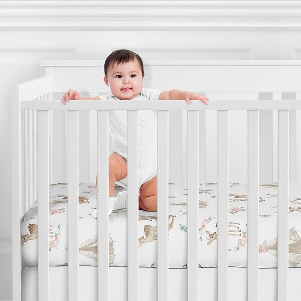 mint green crib sheet