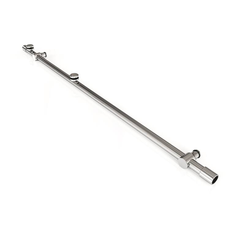Glass Warehouse 56 in. - 60 in. x 60in. Frameless Bath Tub Sliding Shower Door