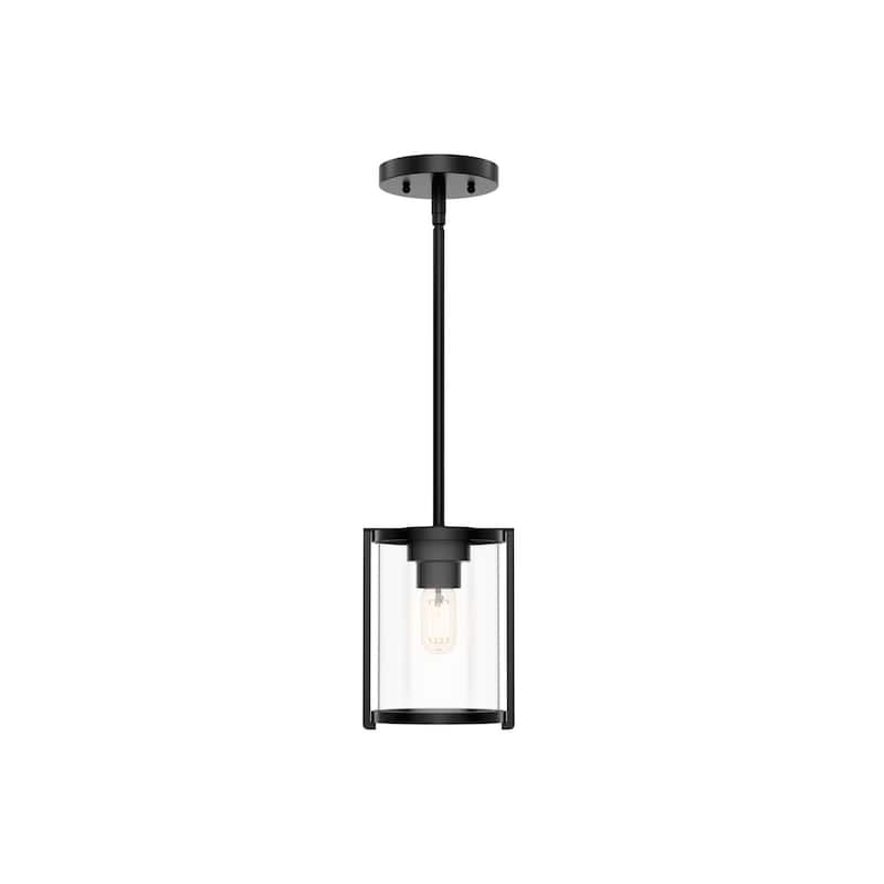 Hunter Astwood 1 Light Mini Pendant, Kitchen Island, Dining Room Table - Transitional, Art-Deco, Contemporary, Caged