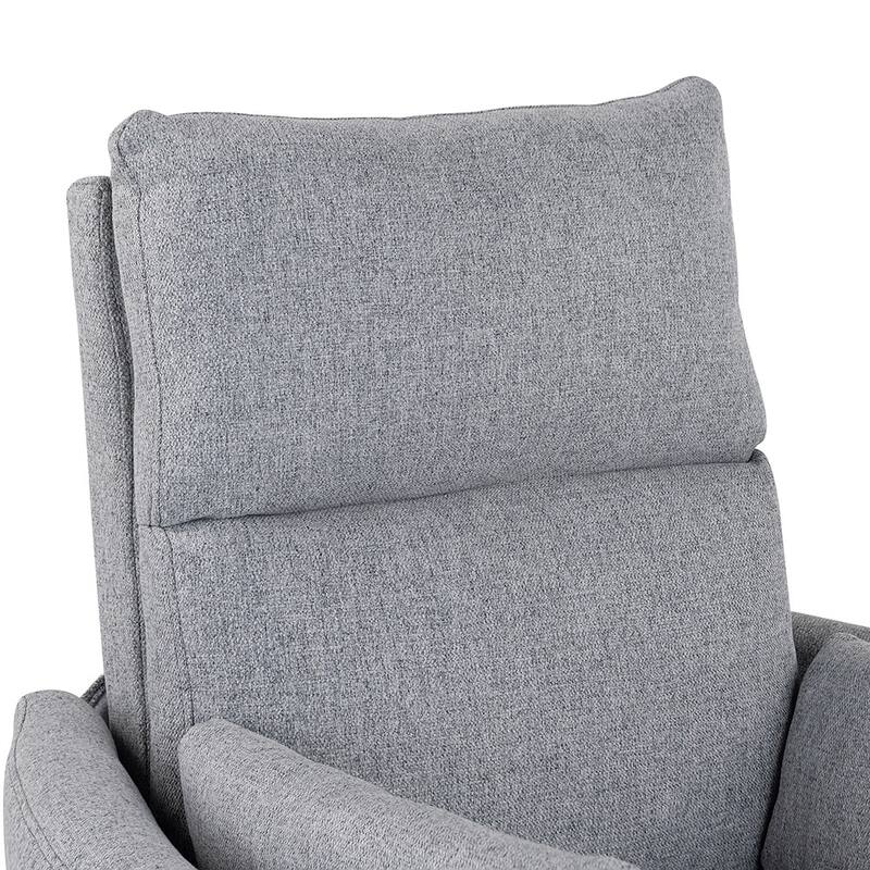 32" Nursing Rocker Recliner,Swivel Glider with 2 Pillows,Comfort Chair