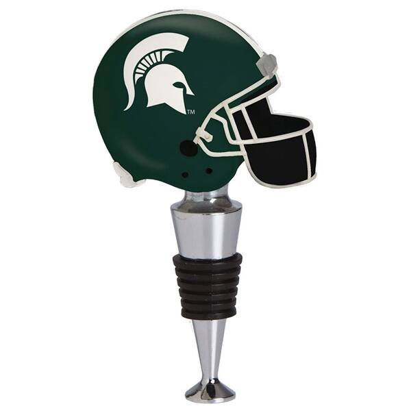 Shop Ncaa Football Helmet Wine Bottle Stopper Michigan State