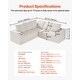 preview thumbnail 23 of 36, UIMOSO Modular Sectional Sofa, Modular Sofa Deep Seat, Cloud Sectional Couch with High Rebound Sponge and Density