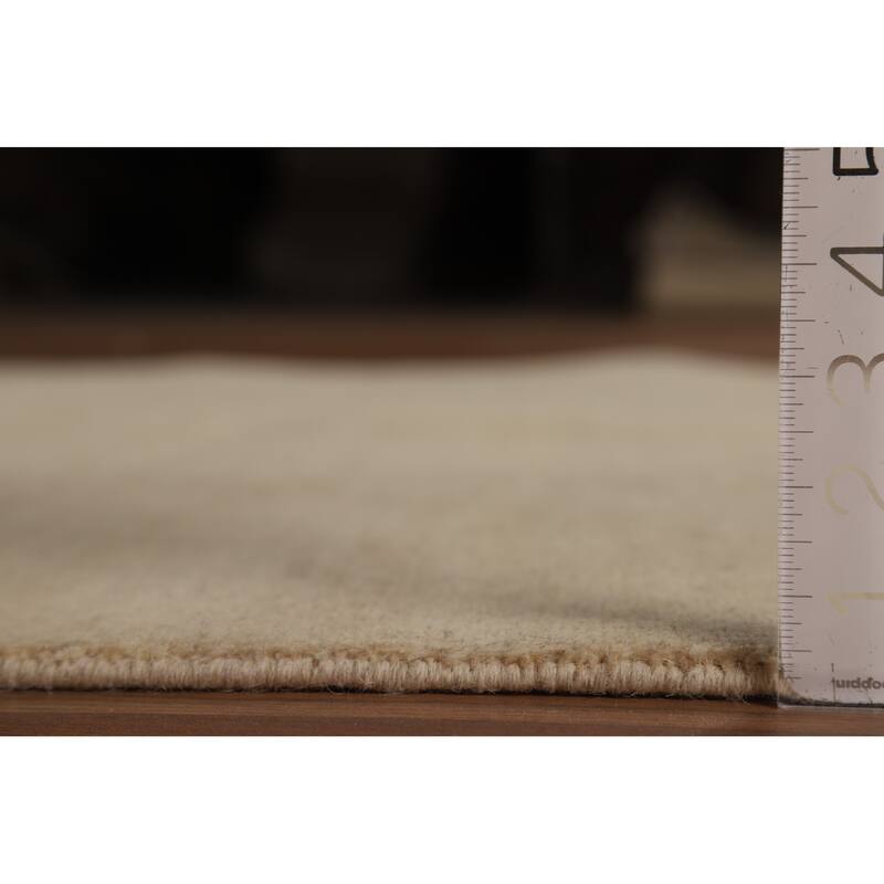 Gabbeh Modern Rug Hand-Knotted Contemporary Wool Carpet - 4'9"x 6'7"