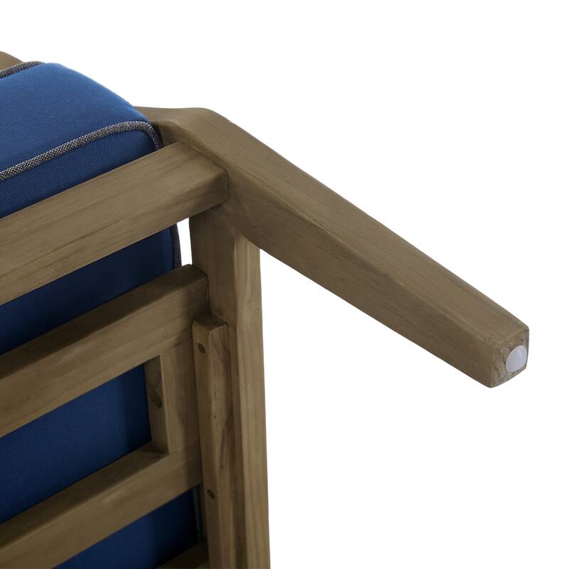 2 Set Outdoor Patio Club Chair with Cushion Patio Arm Lounge Chair