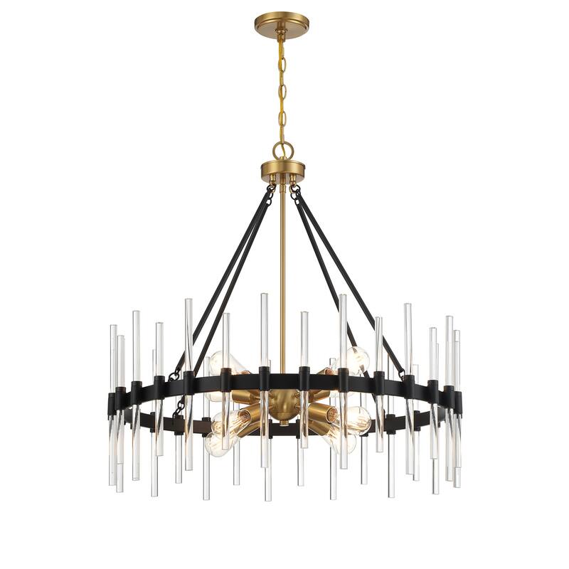 Savoy House 7-1937-8 Santiago 8 Light 30" Wide Crystal Pendant