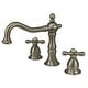 preview thumbnail 22 of 21, Heritage 8 in. Widespread Bathroom Faucet Brushed Nickel