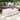 Patio Watcher Rectangle Magnesium Oxide Outdoor Coffee Table with Natural Stone Textured Surface