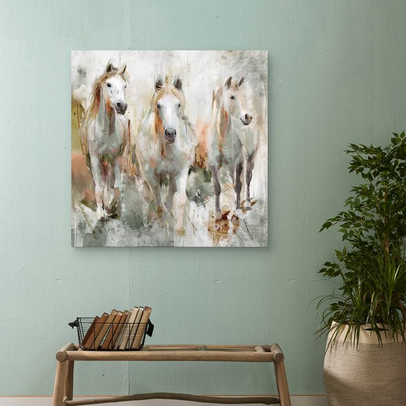 Trifecta by Studio Arts Canvas Art Print