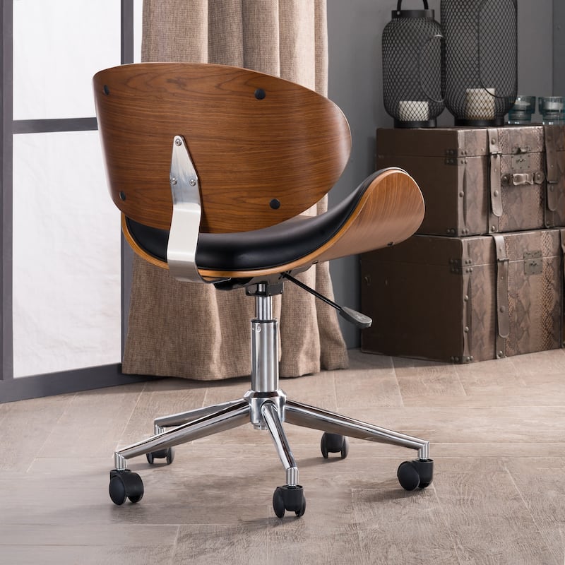 Corvus Madonna Mid-century Modern Adjustable Curved Office Chair