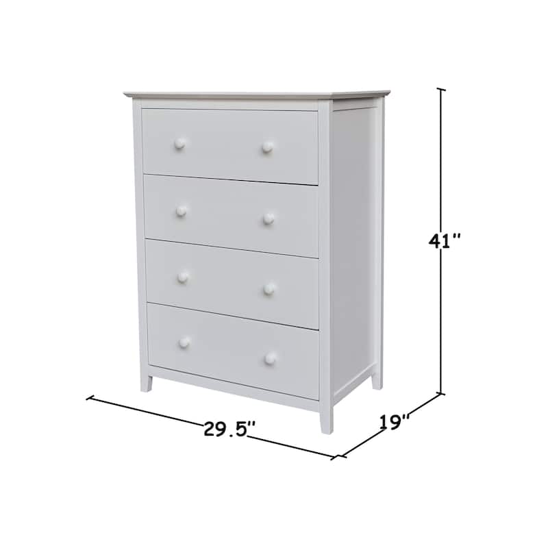 International Concepts Solid Wood Bedroom Dresser